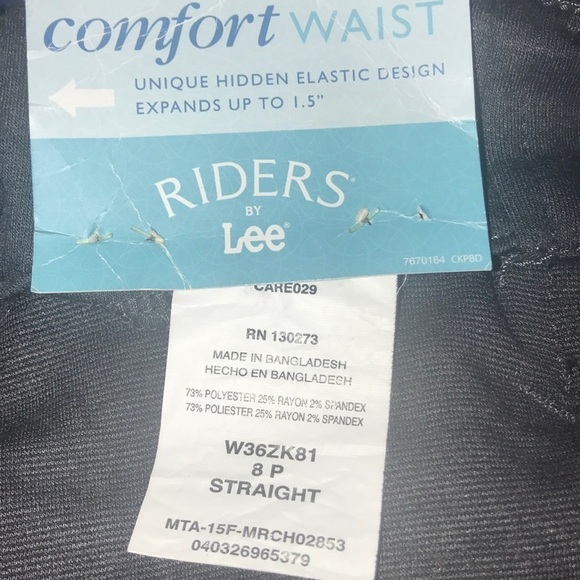 Riders by Lee Comfort Waist Pants - Picture 7 of 7
